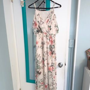 Forever 21 long dress with flowers